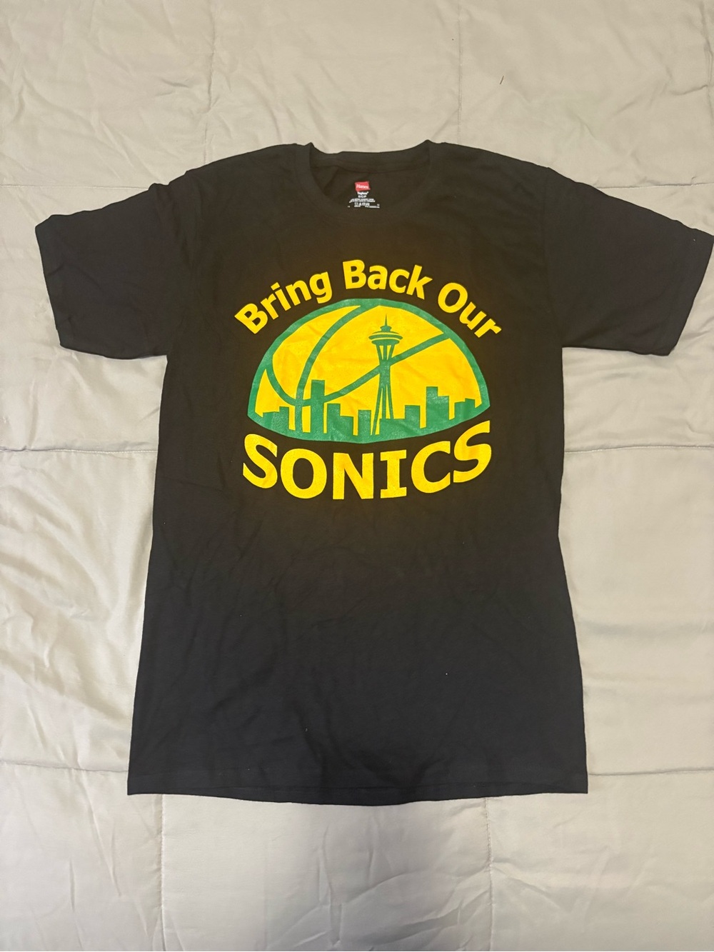 T-shirt with sports slogan